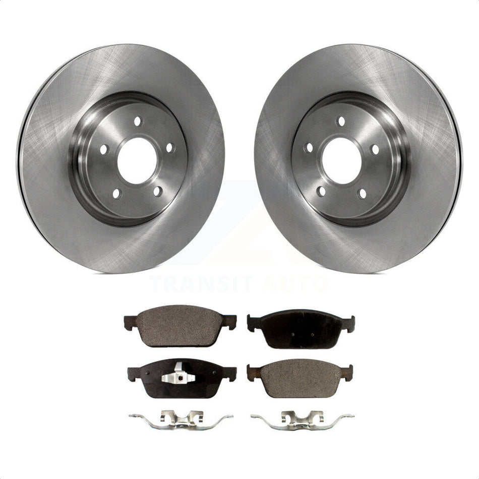 Front Disc Brake Rotors And Ceramic Pads Kit For Ford Focus ST K8T-100532 by Transit Auto