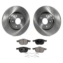 Front Disc Brake Rotors And Ceramic Pads Kit For Ford Escape Volvo C-Max S40 C70 C30 V50 K8T-100552