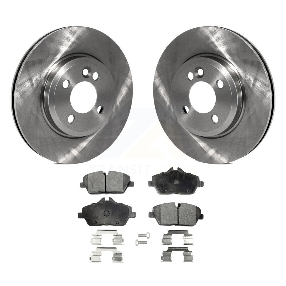 Front Disc Brake Rotors And Ceramic Pads Kit For Mini Cooper K8T-100554 by Transit Auto