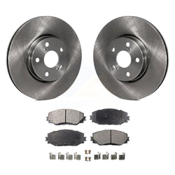 Front Disc Brake Rotors And Ceramic Pads Kit For Toyota Corolla Scion xD Matrix Pontiac Vibe K8T-100557