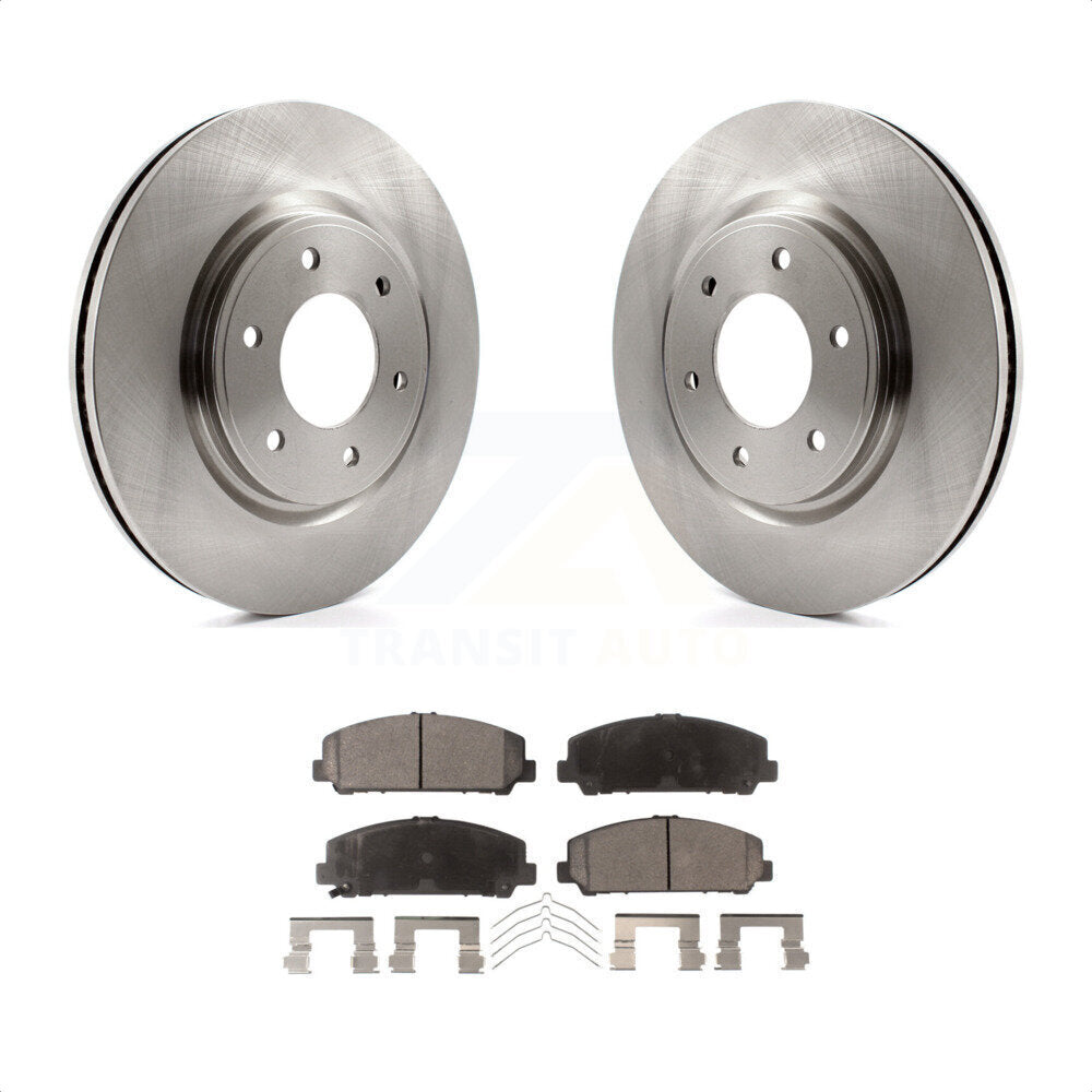 Front Disc Brake Rotors And Ceramic Pads Kit For Nissan TITAN Armada INFINITI QX80 QX56 K8T-100558 by Transit Auto