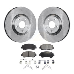Front Disc Brake Rotors And Ceramic Pads Kit For Nissan Sentra Juke K8T-100563