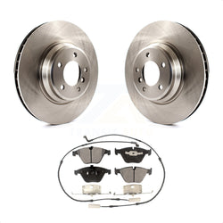 Front Disc Brake Rotors And Ceramic Pads Kit For BMW 335i xDrive X1 335d 335xi 335is K8T-100569