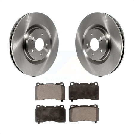 Front Disc Brake Rotors And Ceramic Pads Kit For Mitsubishi Lancer K8T-100575 by Transit Auto