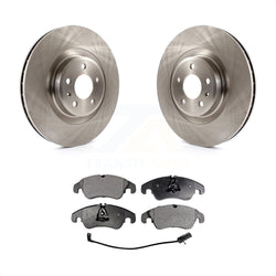 Front Disc Brake Rotors And Ceramic Pads Kit For Audi Q5 A6 Quattro S5 S4 A7 A5 A4 K8T-100583