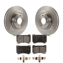 Front Disc Brake Rotors And Ceramic Pads Kit For Hyundai Genesis K8T-100592