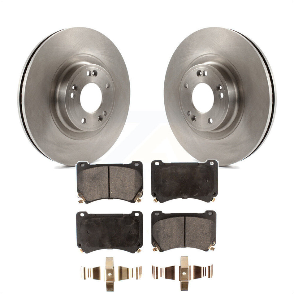 Front Disc Brake Rotors And Ceramic Pads Kit For Hyundai Genesis K8T-100592 by Transit Auto