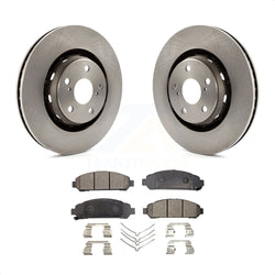 Front Disc Brake Rotors And Ceramic Pads Kit For 2009-2016 Toyota Venza K8T-100595