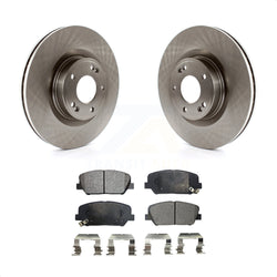 Front Disc Brake Rotors And Ceramic Pads Kit For Hyundai Genesis Coupe K8T-100606