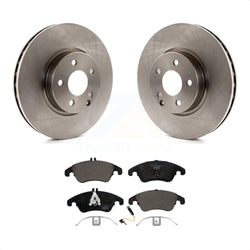 Front Disc Brake Rotors And Ceramic Pads Kit For Mercedes-Benz E350 C300 C350 E400 E250 SLC300 K8T-100612