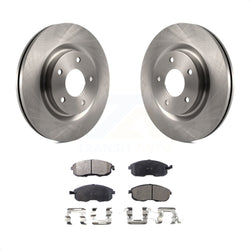 Front Disc Brake Rotors And Ceramic Pads Kit For Nissan Sentra Juke K8T-100618