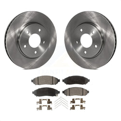 Front Disc Brake Rotors And Ceramic Pads Kit For Nissan NV200 LEAF Chevrolet City Express K8T-100619