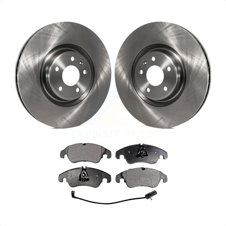 Front Disc Brake Rotors And Ceramic Pads Kit For Audi A6 K8T-100634 by Transit Auto