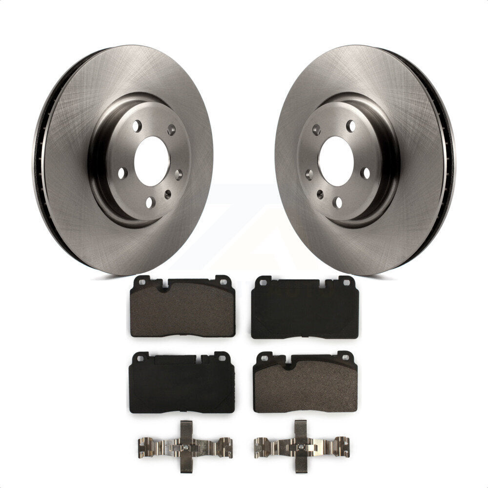 Front Disc Brake Rotors And Ceramic Pads Kit For Audi Q5 K8T-100637 by Transit Auto