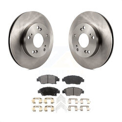 Front Disc Brake Rotors And Ceramic Pads Kit For Honda Civic Acura ILX K8T-100642