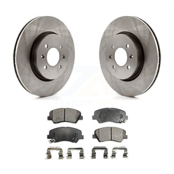 Front Disc Brake Rotors And Ceramic Pads Kit For Kia Rio K8T-100648