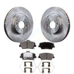 Front Disc Brake Rotors And Ceramic Pads Kit For Kia Sorento Hyundai Santa Fe Sport K8T-100656