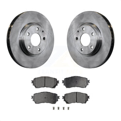 Front Disc Brake Rotors And Ceramic Pads Kit For Mazda 6 K8T-100659