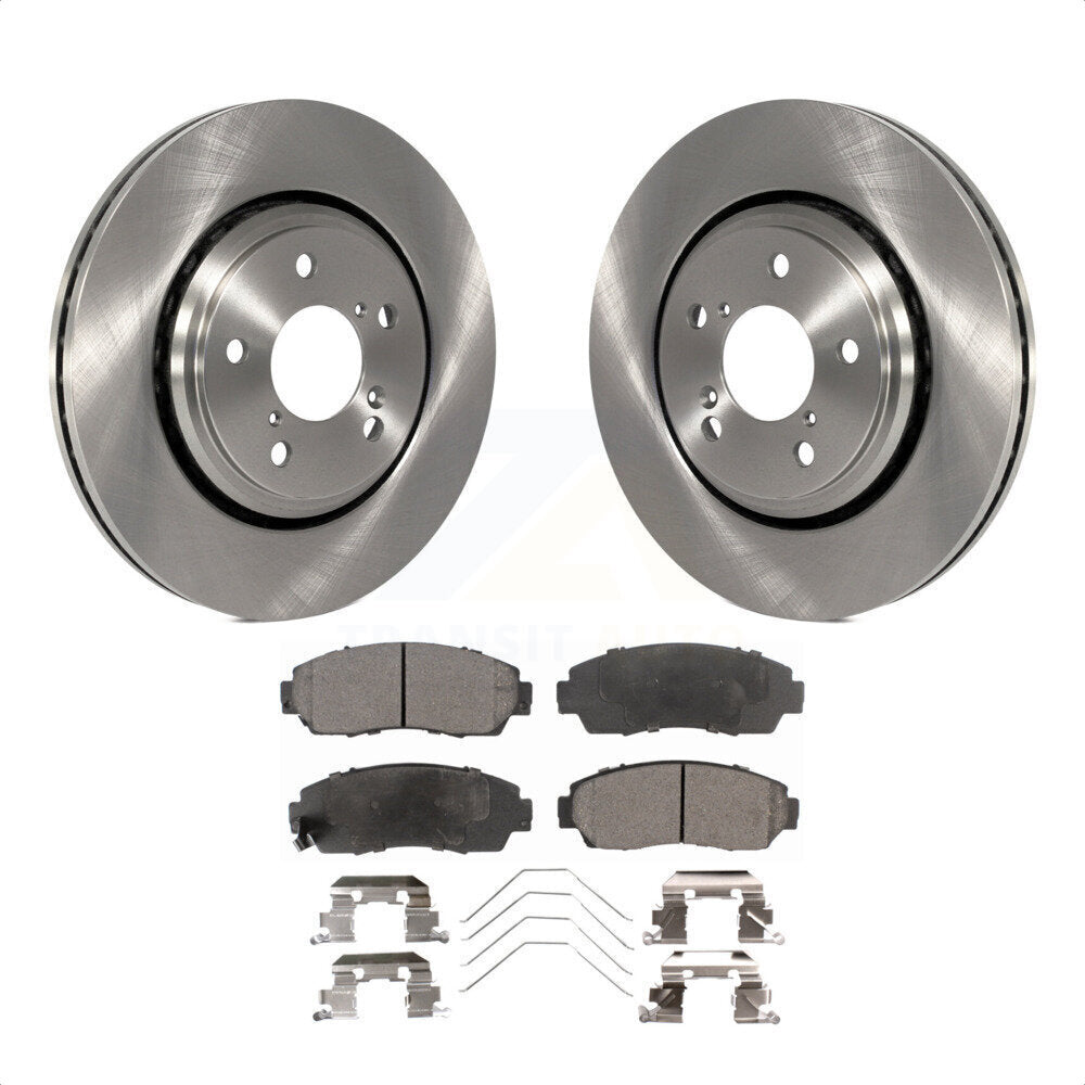 Front Disc Brake Rotors And Ceramic Pads Kit For Honda Odyssey Passport K8T-100665 by Transit Auto