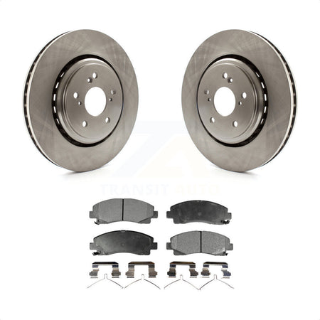 Front Disc Brake Rotors And Ceramic Pads Kit For 2015-2020 Acura TLX K8T-100669 by Transit Auto