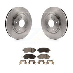 Front Disc Brake Rotors And Ceramic Pads Kit For Nissan LEAF K8T-100681