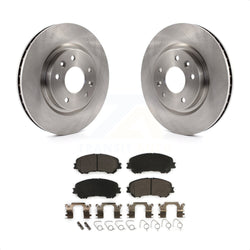 Front Disc Brake Rotors And Ceramic Pads Kit For Nissan Rogue Sport Qashqai K8T-100682