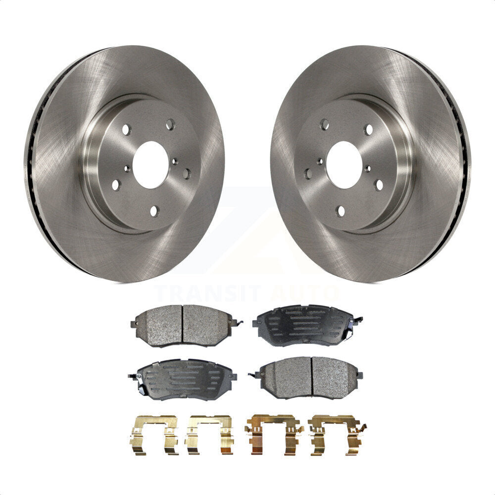 Front Disc Brake Rotors And Ceramic Pads Kit For 2015 Subaru Legacy 2.5L K8T-100687 by Transit Auto