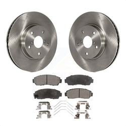 Front Disc Brake Rotors And Ceramic Pads Kit For 2016-2019 Subaru Legacy 2.5L K8T-100688