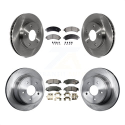 Front Rear Disc Brake Rotors And Ceramic Pads Kit For Chevrolet S10 Blazer GMC Sonoma Jimmy Oldsmobile Bravada Isuzu Hombre K8T-100772