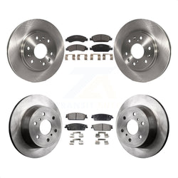 Front Rear Disc Brake Rotors And Ceramic Pads Kit For Chevrolet Silverado 1500 GMC Sierra Tahoe Suburban Yukon Cadillac XL Avalanche Escalade ESV EXT K8T-100820