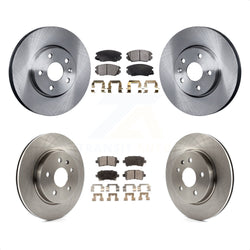 Front Rear Disc Brake Rotors And Ceramic Pads Kit For Chevrolet Malibu Impala Buick LaCrosse Limited Allure K8T-100863