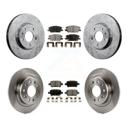 Front Rear Disc Brake Rotors And Ceramic Pads Kit For Chevrolet Equinox Malibu GMC Terrain Buick LaCrosse K8T-100878