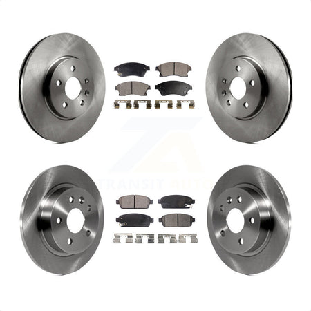 Front Rear Disc Brake Rotors And Ceramic Pads Kit For Chevrolet Buick Encore Trax Sonic K8T-100879 by Transit Auto