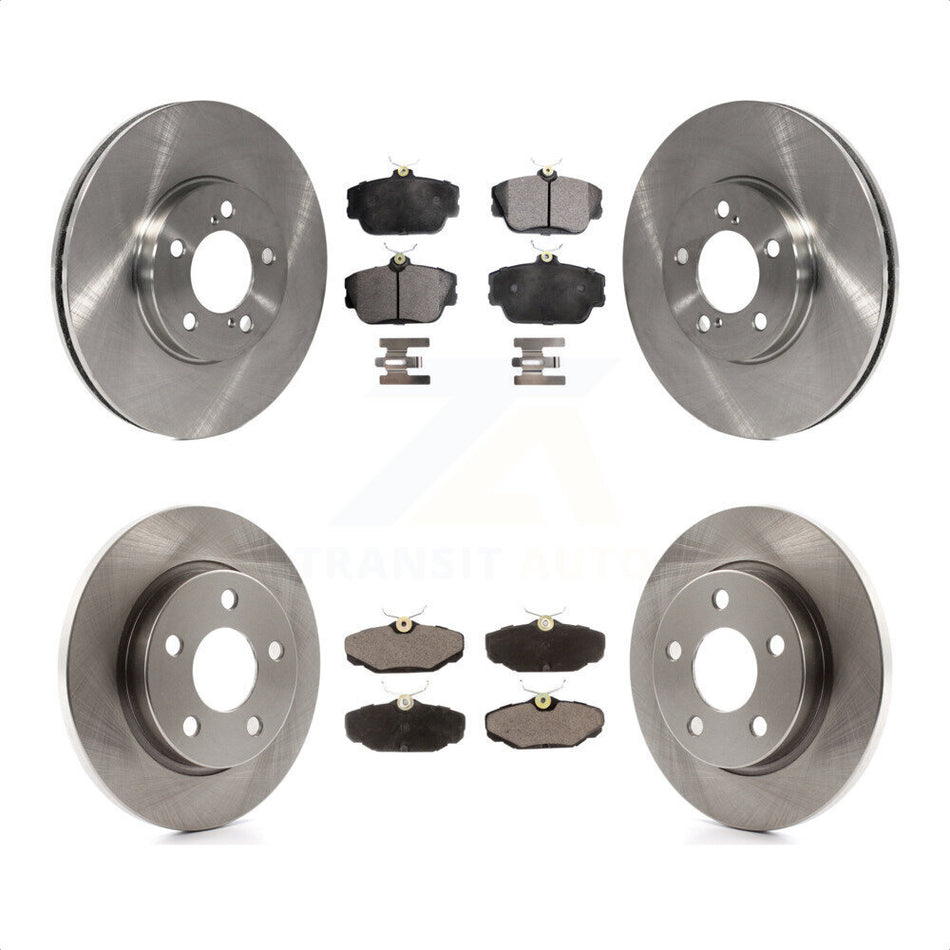 Front Rear Disc Brake Rotors And Ceramic Pads Kit For Ford Taurus Mercury Sable Lincoln Continental K8T-100899 by Transit Auto