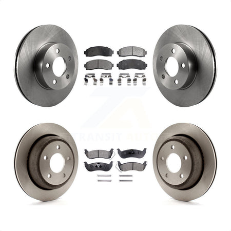 Front Rear Disc Brake Rotors And Ceramic Pads Kit For Ford Ranger Mazda B4000 K8T-100915 by Transit Auto