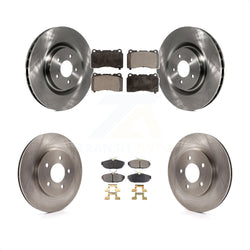 Front Rear Disc Brake Rotors And Ceramic Pads Kit For Ford Mustang K8T-100947