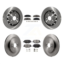 Front Rear Disc Brake Rotors And Ceramic Pads Kit For Ford Explorer Police Interceptor Utility Lincoln MKS Flex Taurus MKT K8T-100973