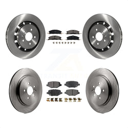Front Rear Disc Brake Rotors And Ceramic Pads Kit For Ford Explorer Taurus Flex Police Interceptor Sedan Lincoln MKS Special Service K8T-100974