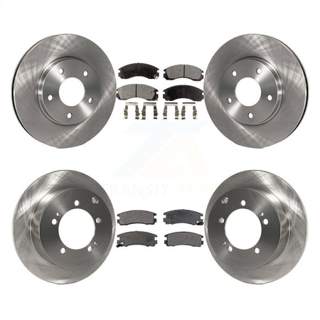 Front Rear Disc Brake Rotors And Ceramic Pads Kit For 2000 Mitsubishi Eclipse 3.0L K8T-101005 by Transit Auto