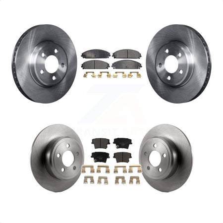 Front Rear Disc Brake Rotors And Ceramic Pads Kit For 2019-2021 Chrysler 300 RWD with 5.7L K8T-101028 by Transit Auto