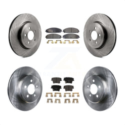 Front Rear Disc Brake Rotors And Ceramic Pads Kit For Dodge Charger Chrysler 300 Challenger Magnum K8T-101030