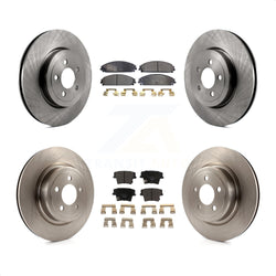 Front Rear Disc Brake Rotors And Ceramic Pads Kit For Dodge Charger With Police Package K8T-101031