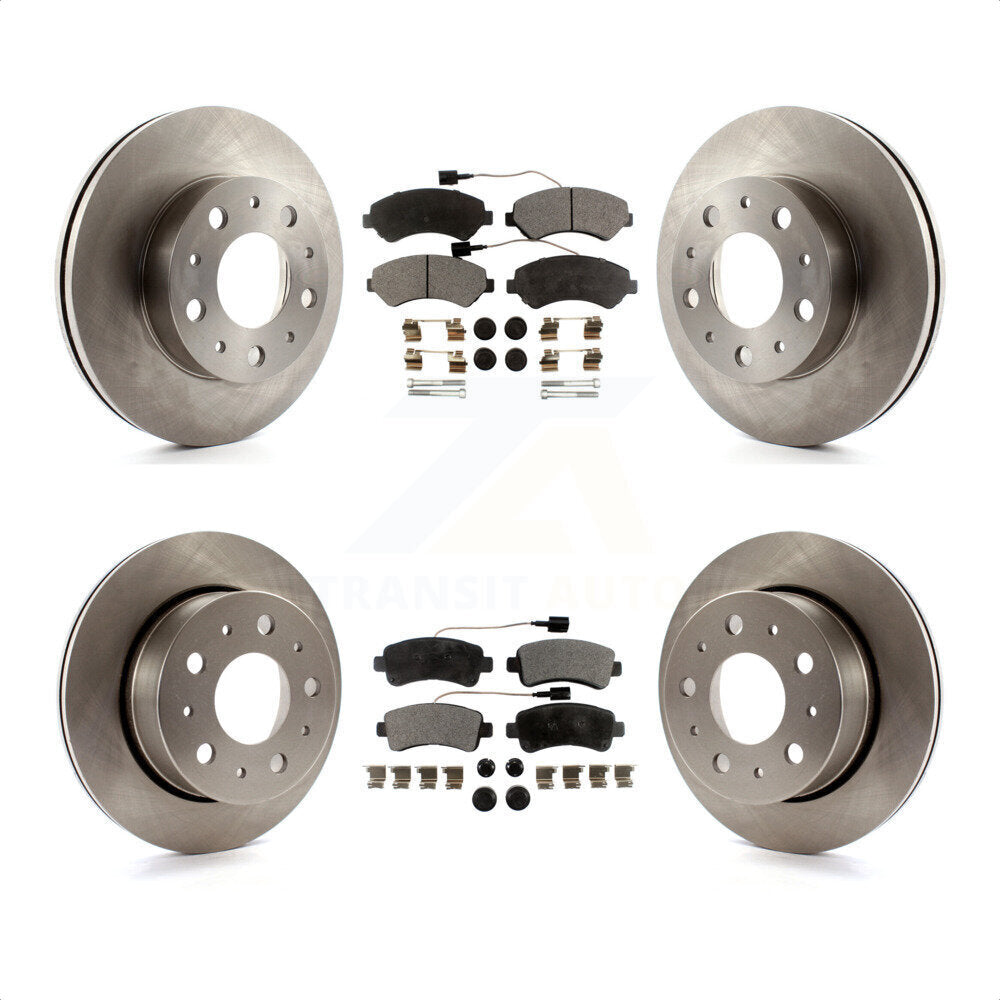 Front Rear Disc Brake Rotors And Ceramic Pads Kit For Ram ProMaster 1500 2500 3500 K8T-101064 by Transit Auto