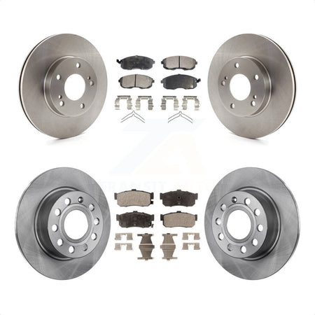 Front Rear Disc Brake Rotors And Ceramic Pads Kit For Nissan Maxima INFINITI I30 K8T-101075 by Transit Auto