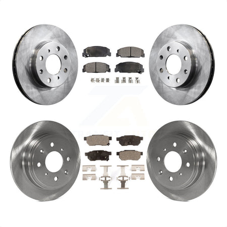 Front Rear Disc Brake Rotors And Ceramic Pads Kit For Honda Civic del Sol K8T-101081 by Transit Auto