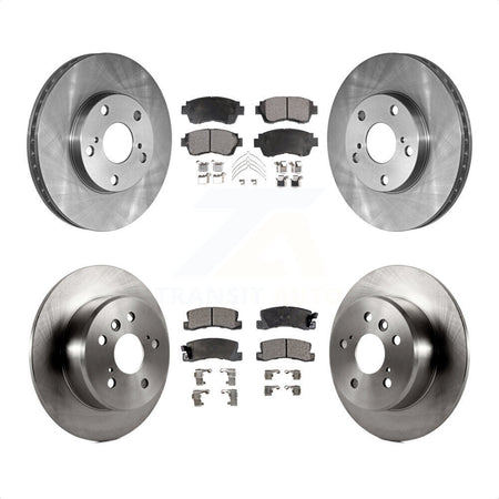 Front Rear Disc Brake Rotors And Ceramic Pads Kit For Toyota Camry Lexus ES300 K8T-101089 by Transit Auto