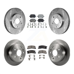 Front Rear Disc Brake Rotors And Ceramic Pads Kit For Toyota Camry Lexus ES300 Solara K8T-101090