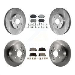 Front Rear Disc Brake Rotors And Ceramic Pads Kit For Toyota Camry Lexus ES300 K8T-101092