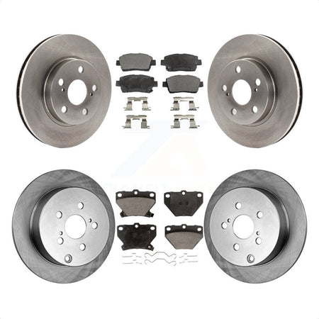 Front Rear Disc Brake Rotors And Ceramic Pads Kit For 2000 Toyota Celica GT K8T-101120 by Transit Auto