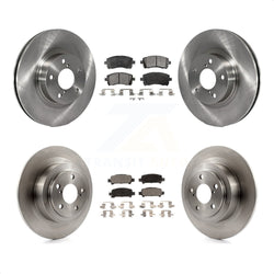 Front Rear Disc Brake Rotors And Ceramic Pads Kit For Subaru Outback Legacy K8T-101125